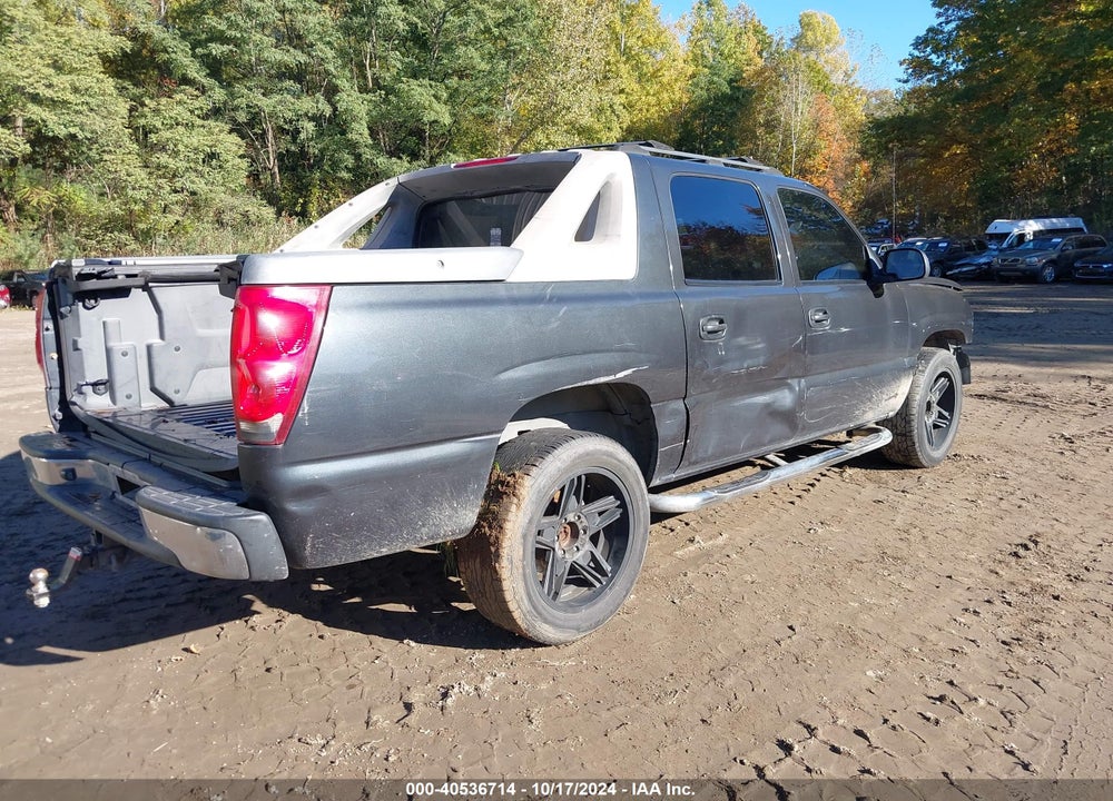 2004 CHEVROLET AVALANCHE 1500 VIN: 3GNEC12TX4G306545