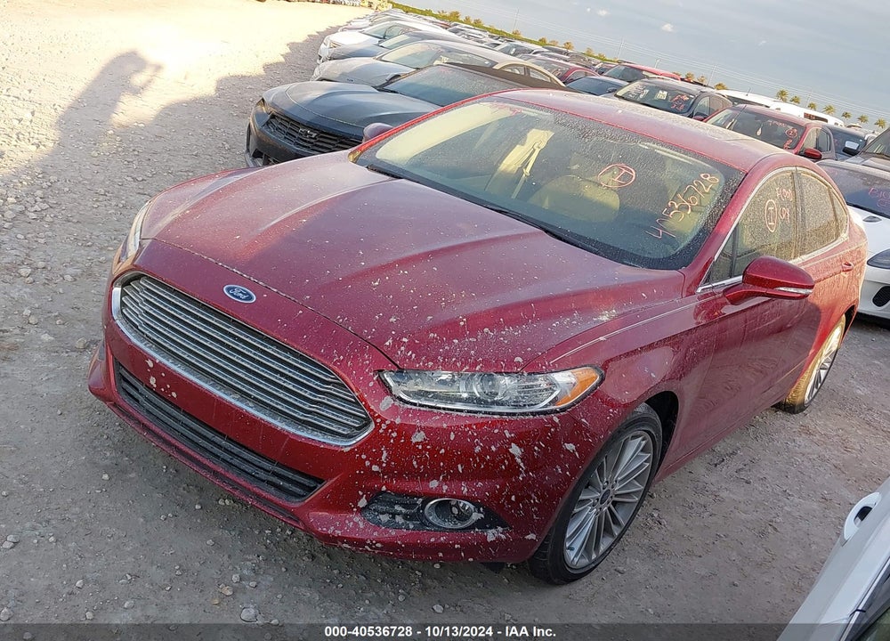 2014 FORD FUSION SE VIN: 3FA6P0HDXER296655
