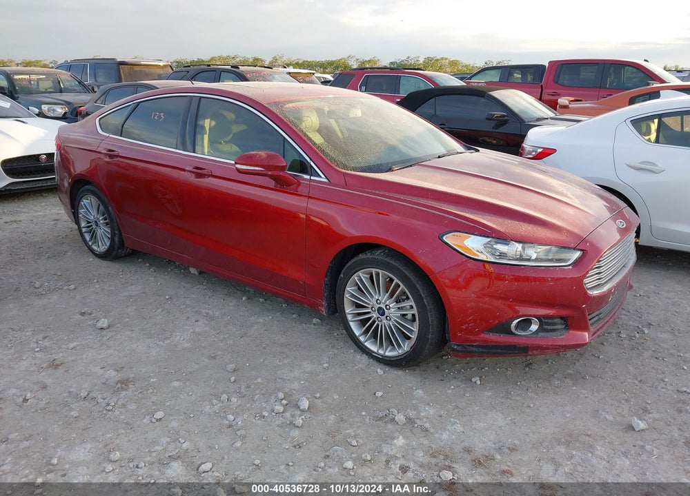2014 FORD FUSION SE VIN: 3FA6P0HDXER296655