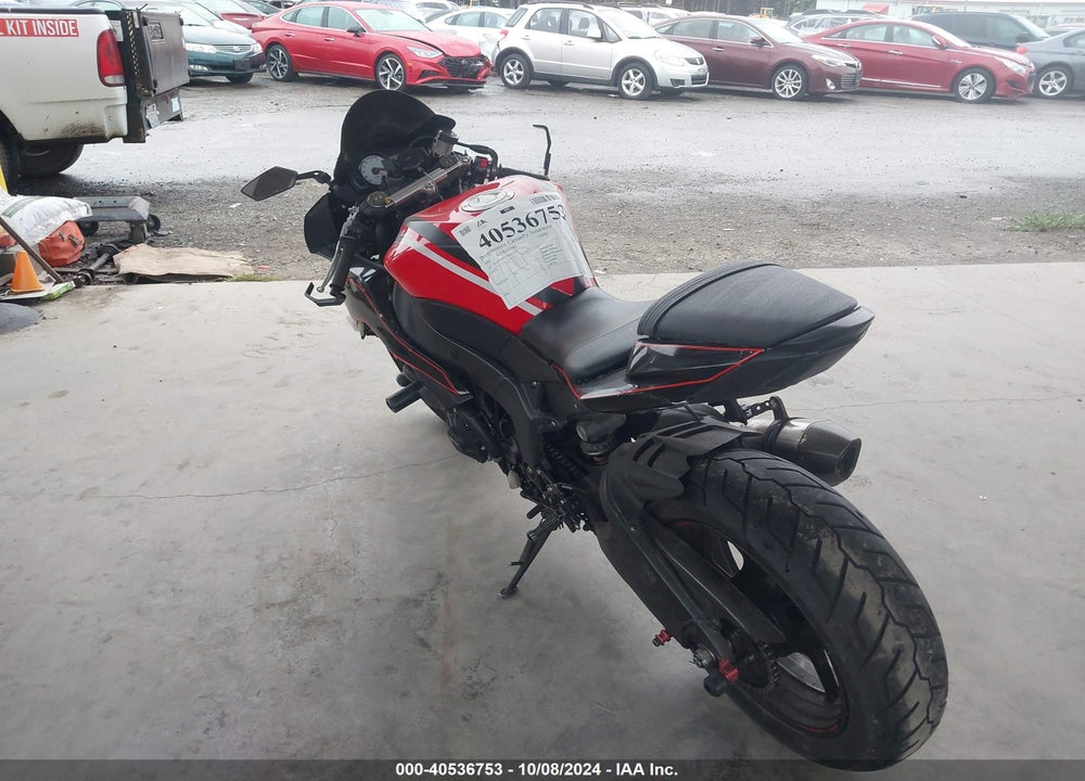 2012 KAWASAKI ZX600 R VIN: JKAZX4R11CA033331