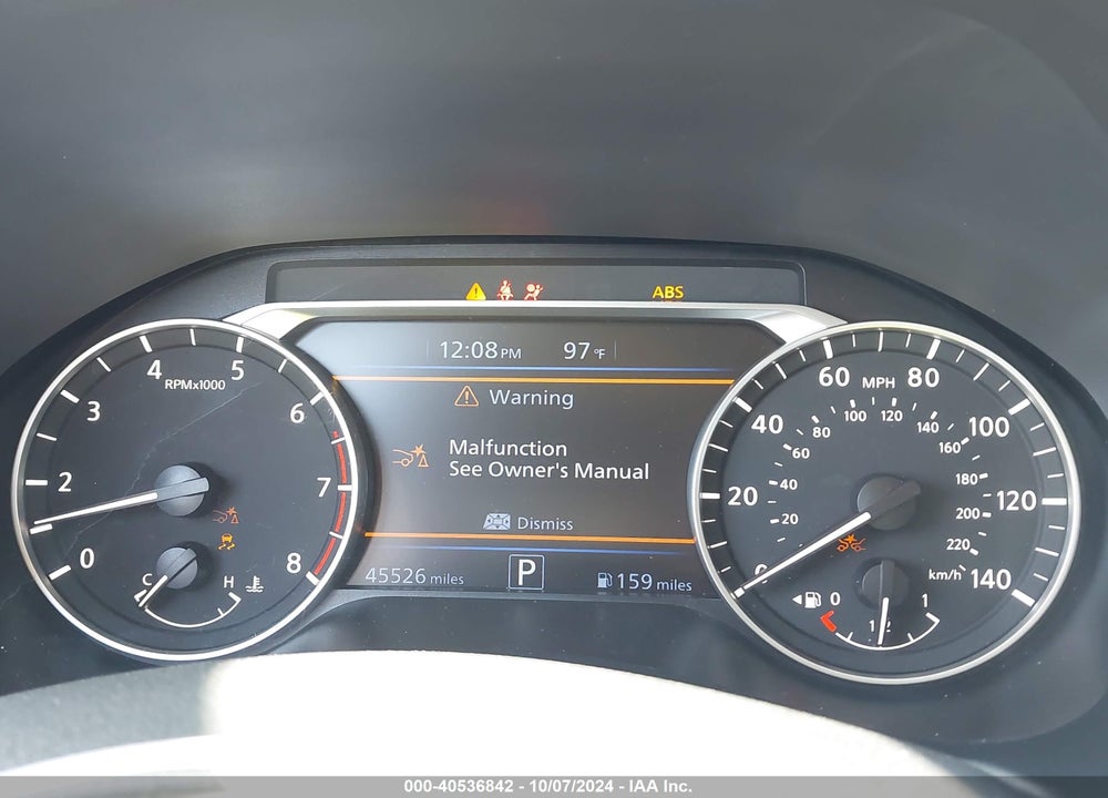 2022 NISSAN ALTIMA SV FWD VIN: 1N4BL4DV5NN397587