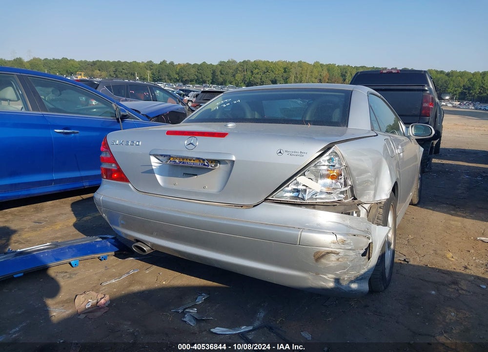 2003 MERCEDES-BENZ SLK 320 VIN: WDBKK65F53F282994