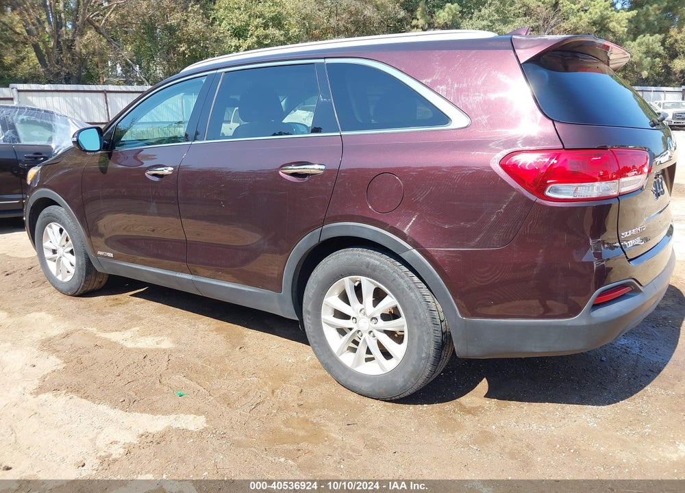 2016 KIA SORENTO 3.3L LX VIN: 5XYPGDA57GG046313