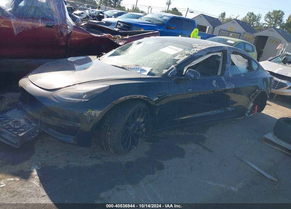2022 TESLA MODEL 3 VIN: 5YJ3E1EC8NF340187