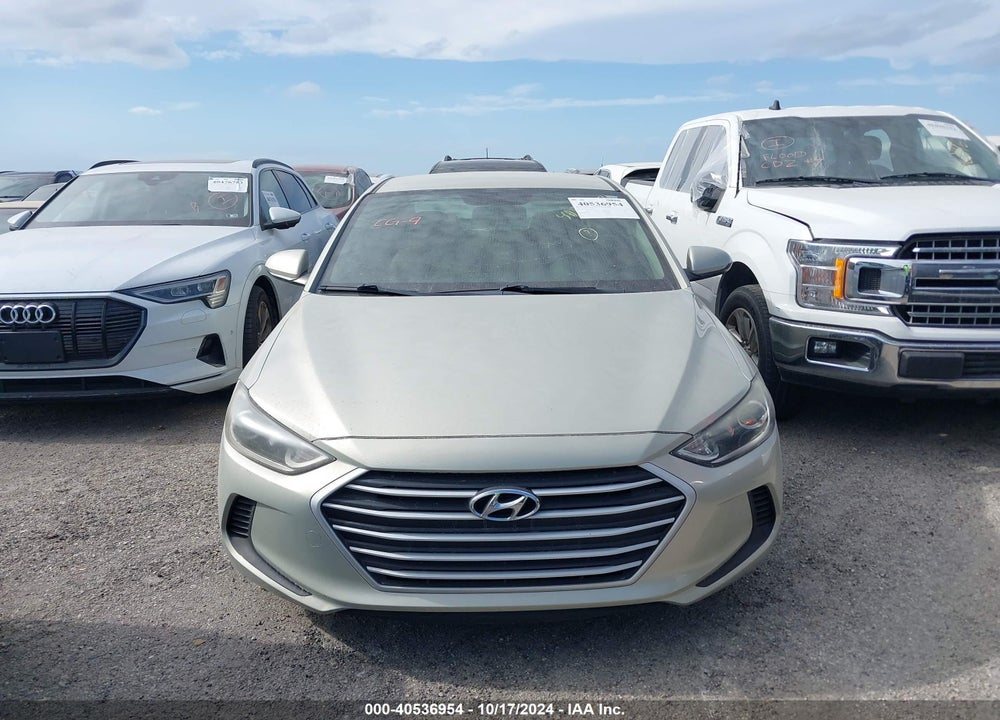2017 HYUNDAI ELANTRA SE VIN: KMHD74LF5HU421457