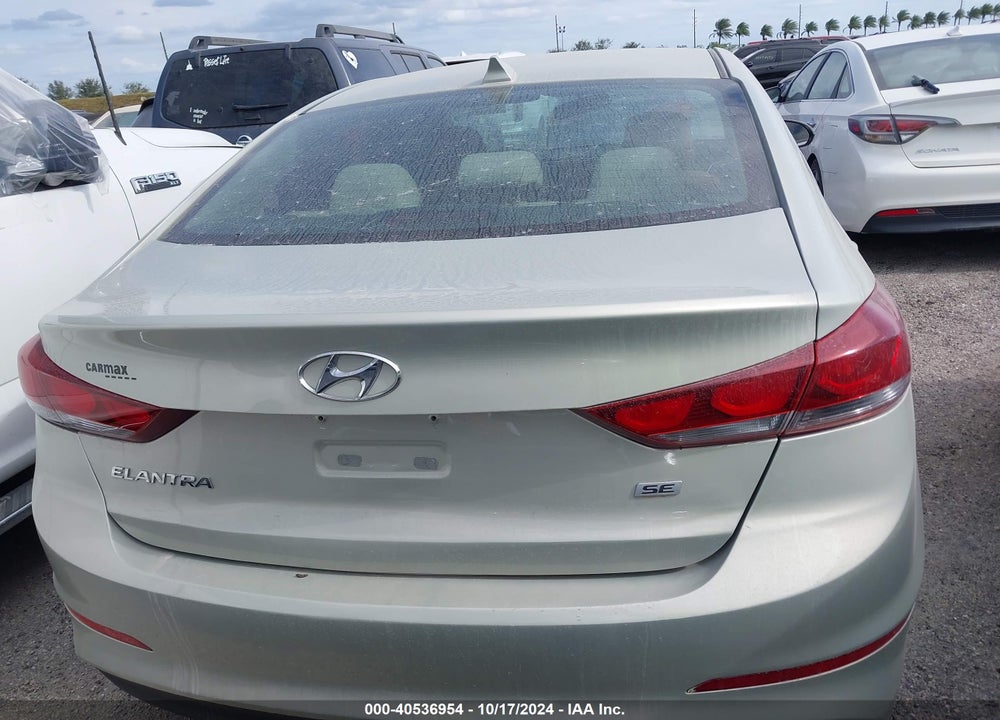 2017 HYUNDAI ELANTRA SE VIN: KMHD74LF5HU421457