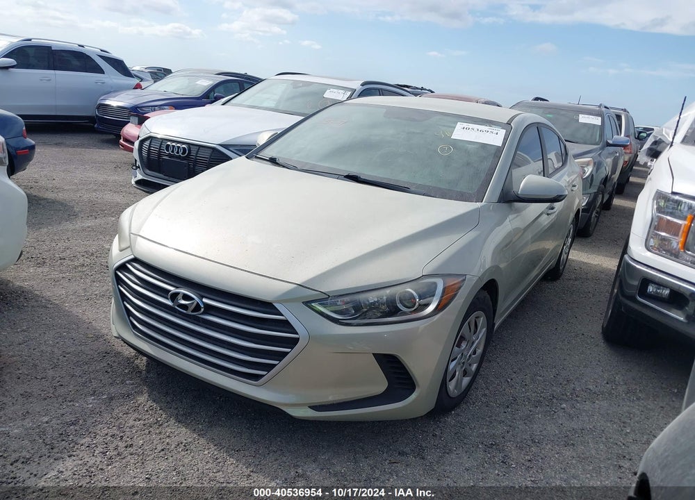 2017 HYUNDAI ELANTRA SE VIN: KMHD74LF5HU421457