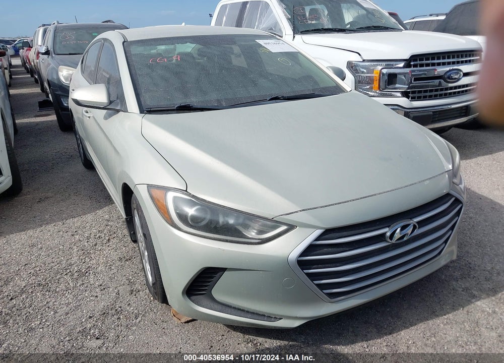 2017 HYUNDAI ELANTRA SE VIN: KMHD74LF5HU421457