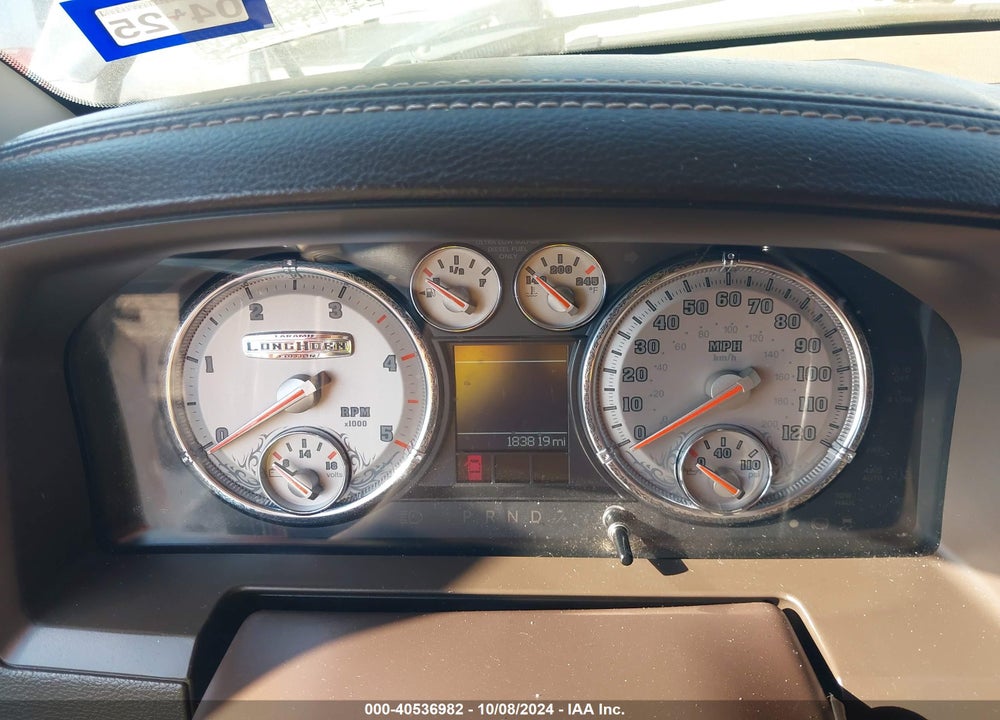 2012 RAM 3500 LAIE LONGHORN/LIMITED EDITION VIN: 3C63DRKL8CG342171