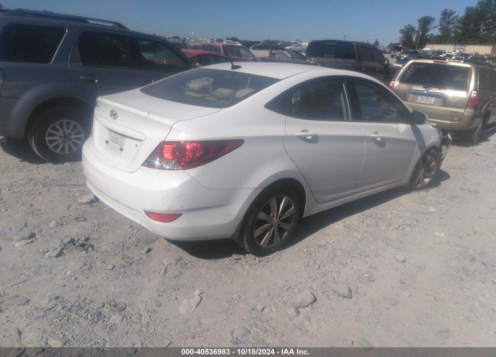 2014 HYUNDAI ACCENT GLS VIN: KMHCU4AE3EU769560