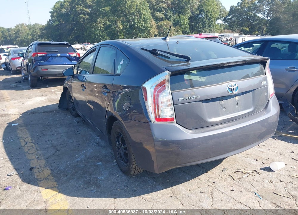 2013 TOYOTA PRIUS THREE VIN: JTDKN3DU0D1647717