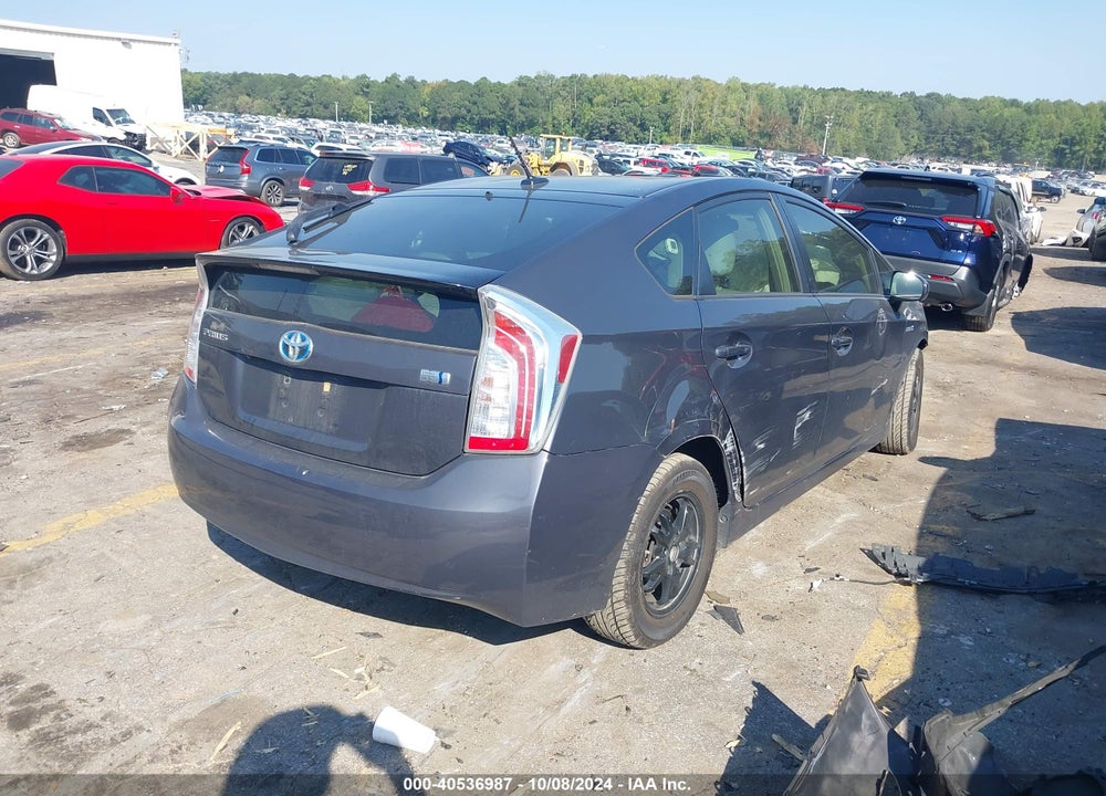 2013 TOYOTA PRIUS THREE VIN: JTDKN3DU0D1647717