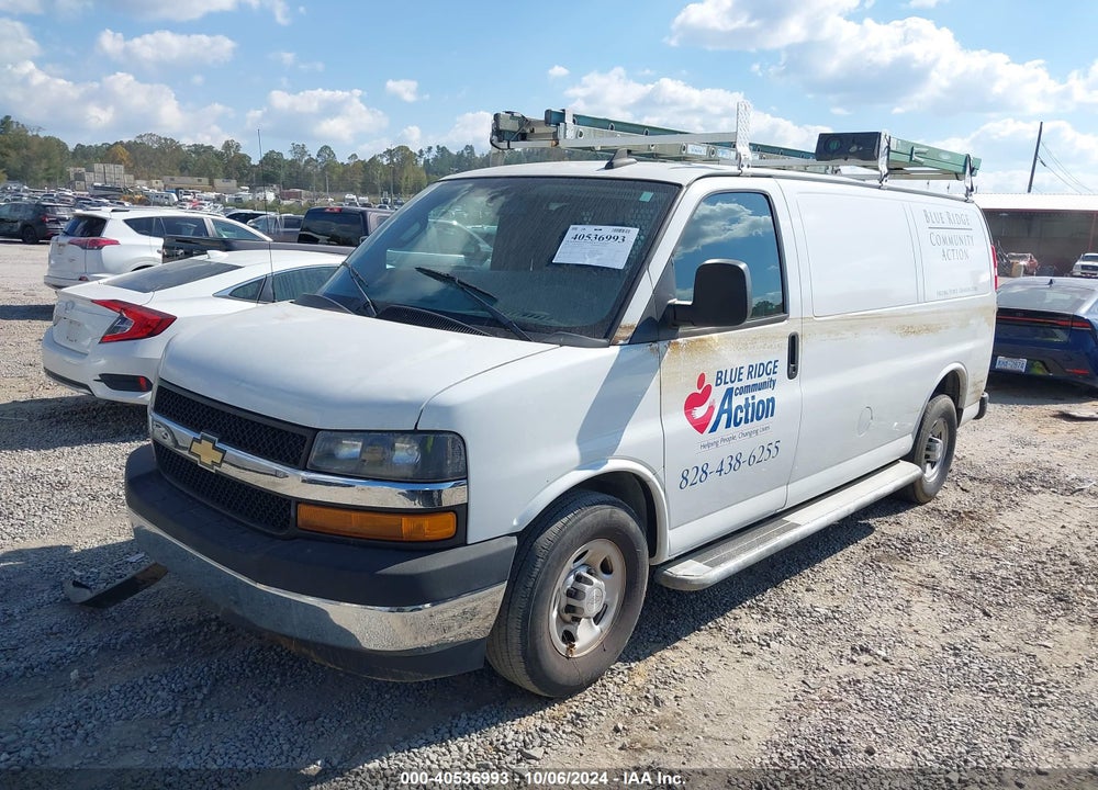 2019 CHEVROLET EXPRESS 2500 WORK VAN VIN: 1GCWGAFG9K1357528
