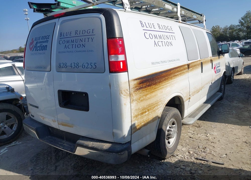 2019 CHEVROLET EXPRESS 2500 WORK VAN VIN: 1GCWGAFG9K1357528