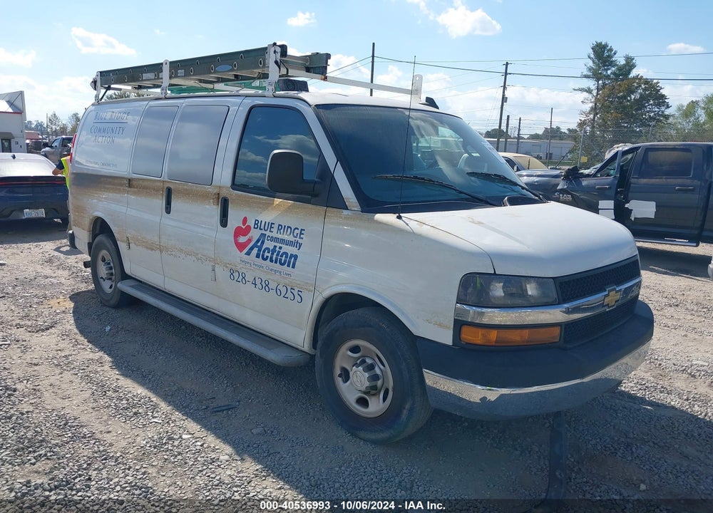 2019 CHEVROLET EXPRESS 2500 WORK VAN VIN: 1GCWGAFG9K1357528