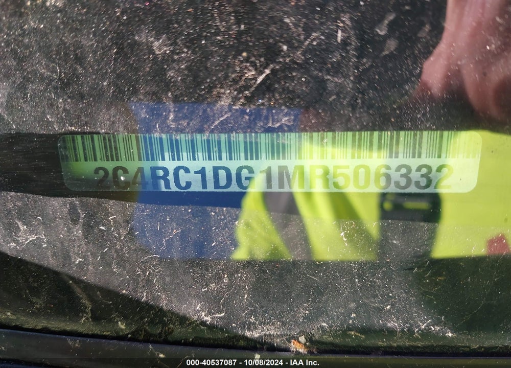 2021 CHRYSLER VOYAGER LXI VIN: 2C4RC1DG1MR506332