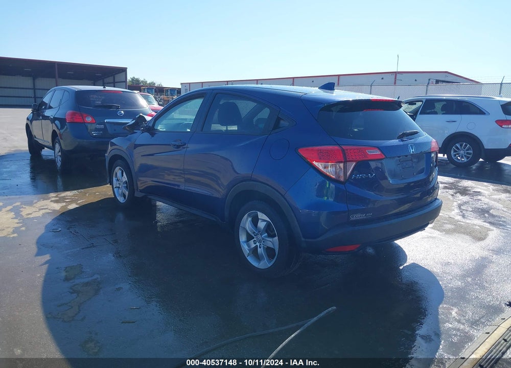 2016 HONDA HR-V VIN: 3CZRU6H54GM750856