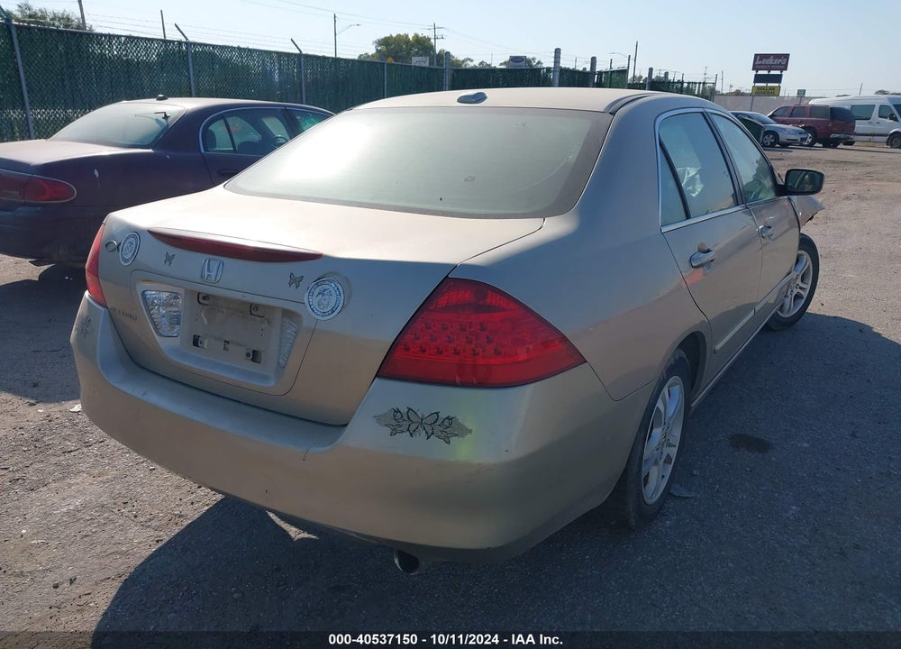 2006 HONDA ACCORD 2.4 EX VIN: 1HGCM56806A088919