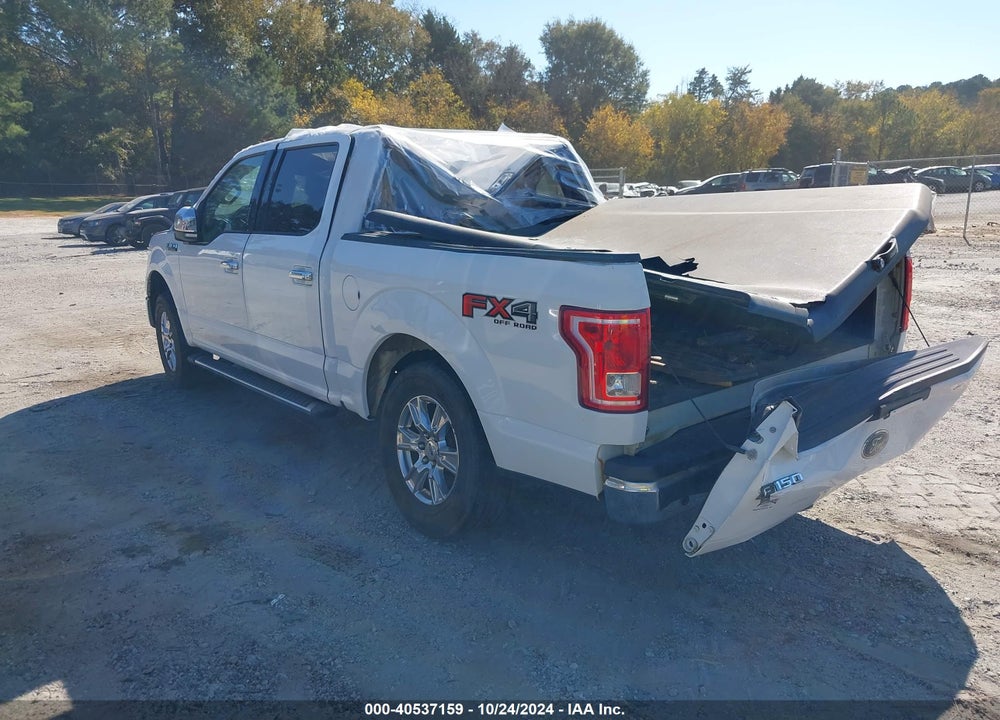 2016 FORD F-150 XLT VIN: 1FTEW1EF5GFA50102