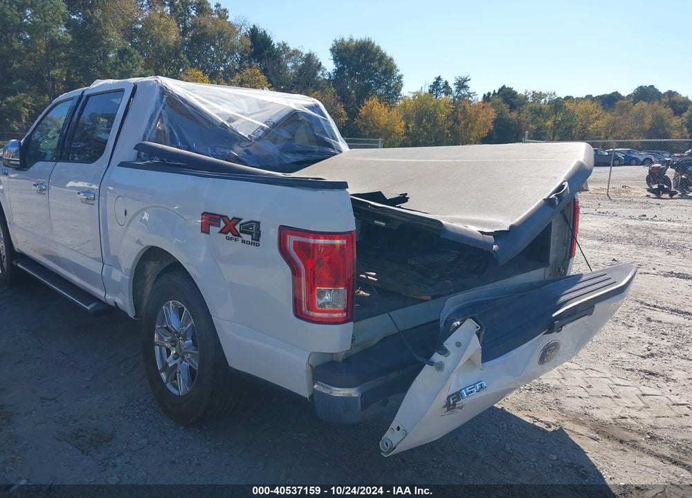 2016 FORD F-150 XLT VIN: 1FTEW1EF5GFA50102