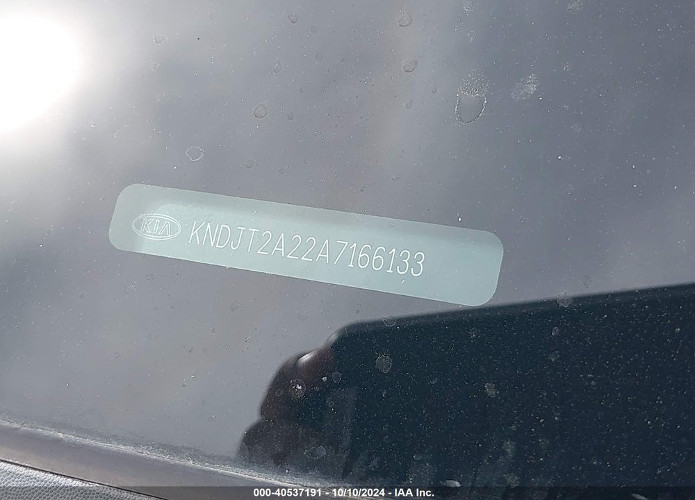 2010 KIA SOUL VIN: KNDJT2A22A7166133