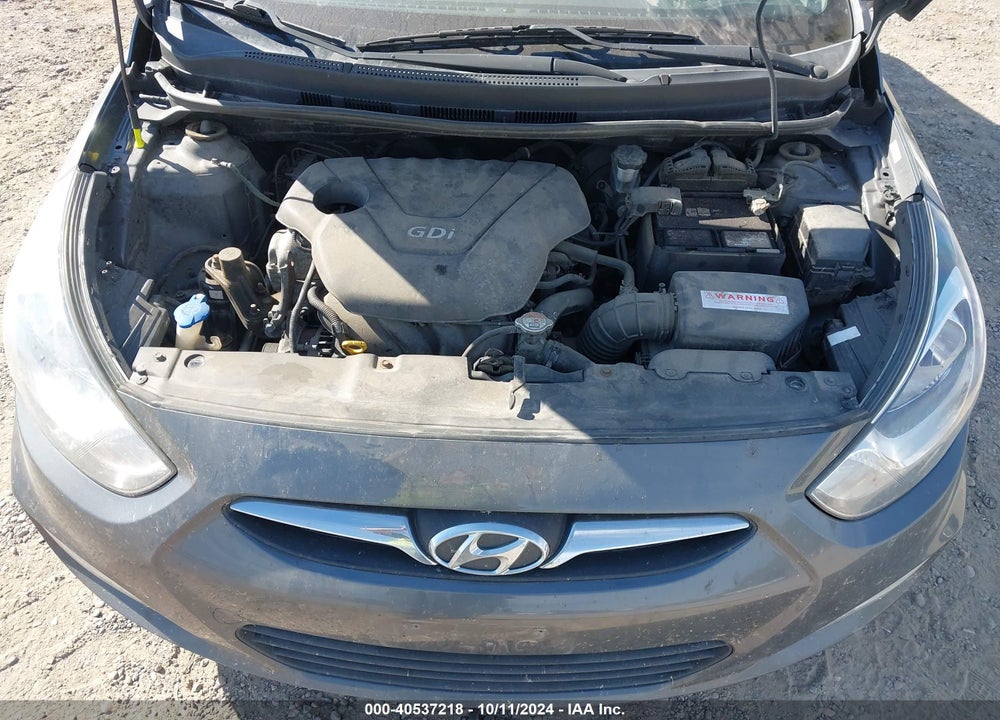 2012 HYUNDAI ACCENT GLS VIN: KMHCU4AE9CU148451