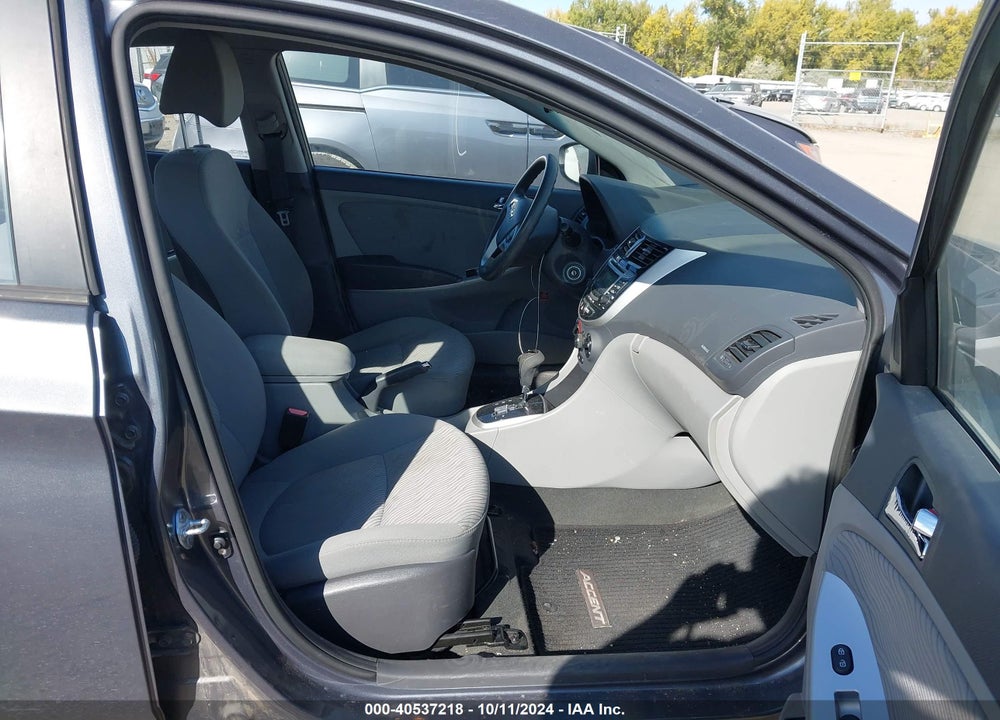 2012 HYUNDAI ACCENT GLS VIN: KMHCU4AE9CU148451