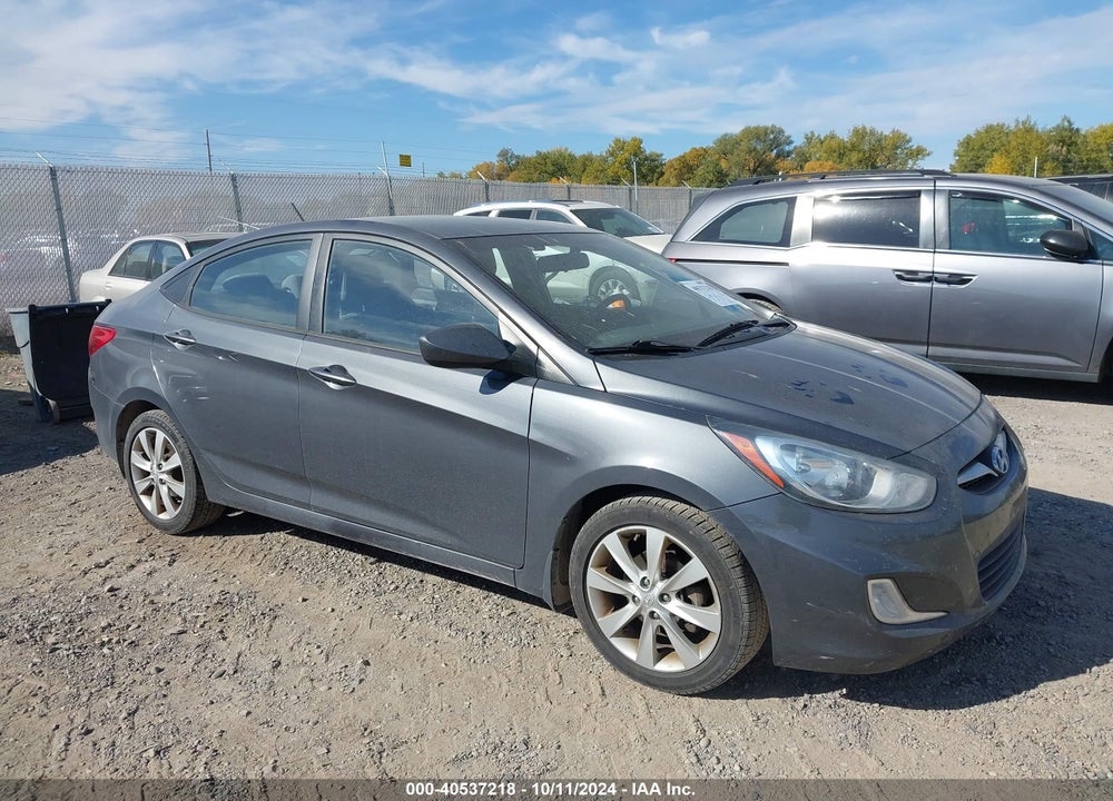 2012 HYUNDAI ACCENT GLS VIN: KMHCU4AE9CU148451