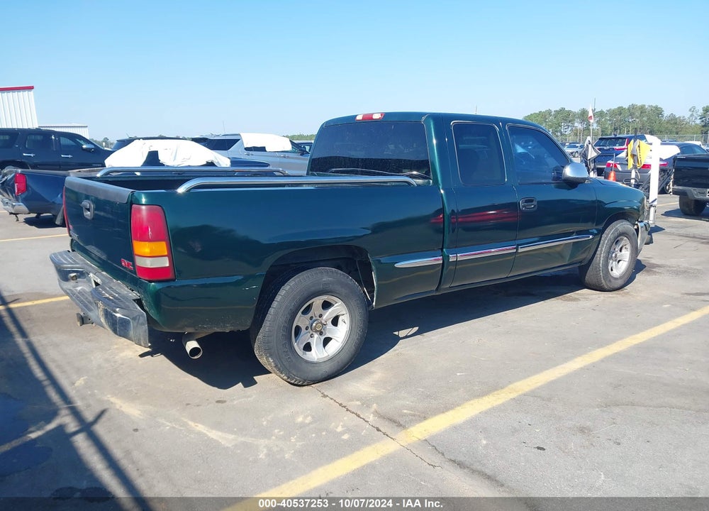 2001 GMC SIERRA 1500 SLE VIN: 2GTEC19T311170844