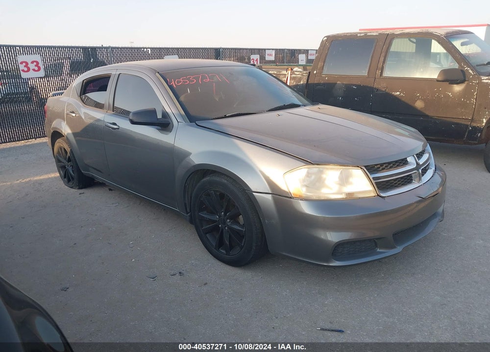 2013 DODGE AVENGER SE V6 VIN: 1C3CDZAGXDN750441