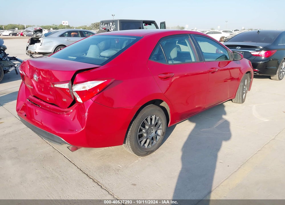 2015 TOYOTA COROLLA LE VIN: 2T1BURHE4FC441484