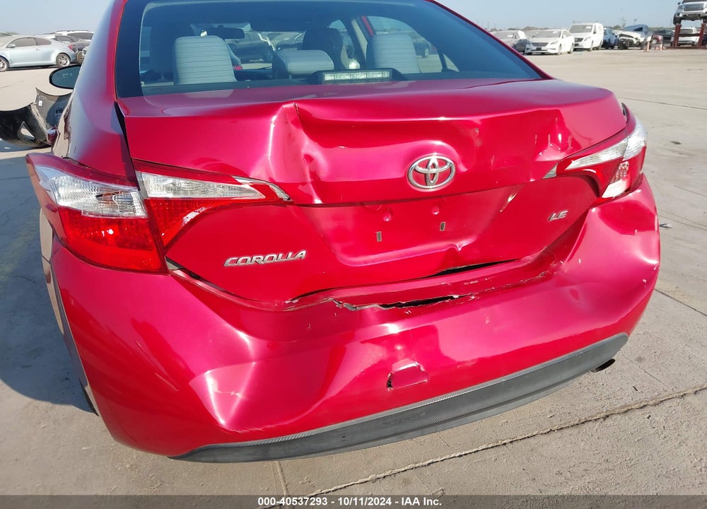 2015 TOYOTA COROLLA LE VIN: 2T1BURHE4FC441484