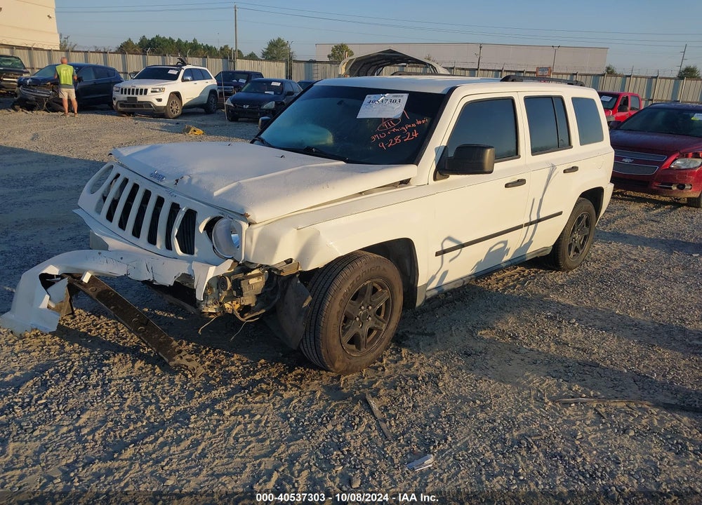 2008 JEEP PATRIOT SPORT VIN: 1J8FT28W88D598311