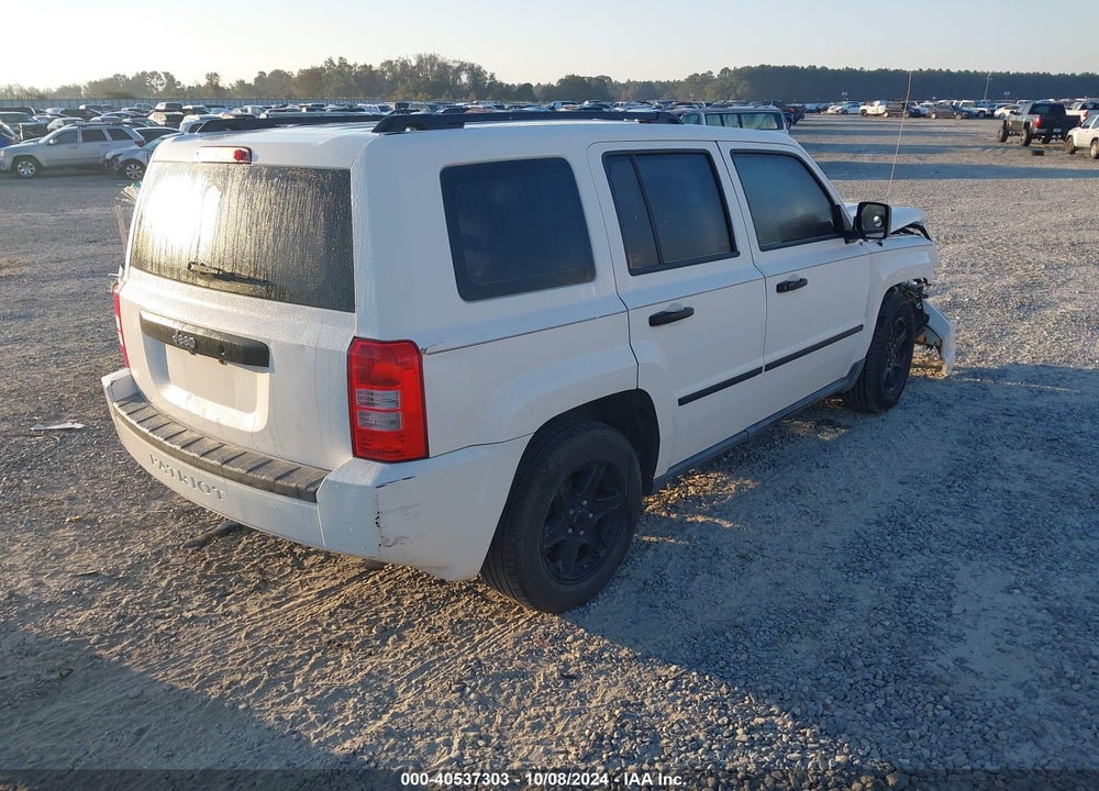 2008 JEEP PATRIOT SPORT VIN: 1J8FT28W88D598311
