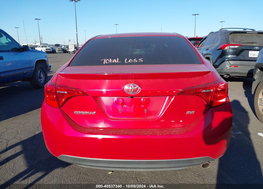 2018 TOYOTA COROLLA SE VIN: 5YFBURHE5JP829221