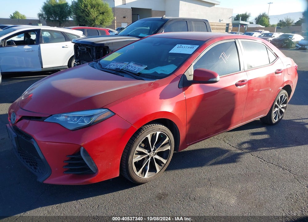 2018 TOYOTA COROLLA SE VIN: 5YFBURHE5JP829221