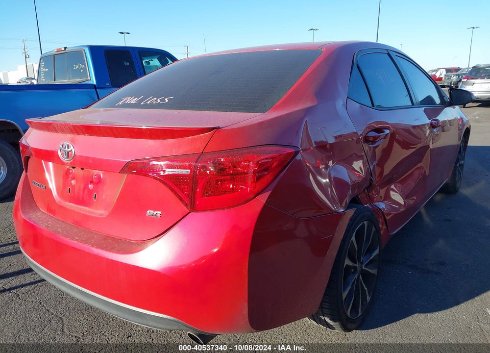 2018 TOYOTA COROLLA SE VIN: 5YFBURHE5JP829221