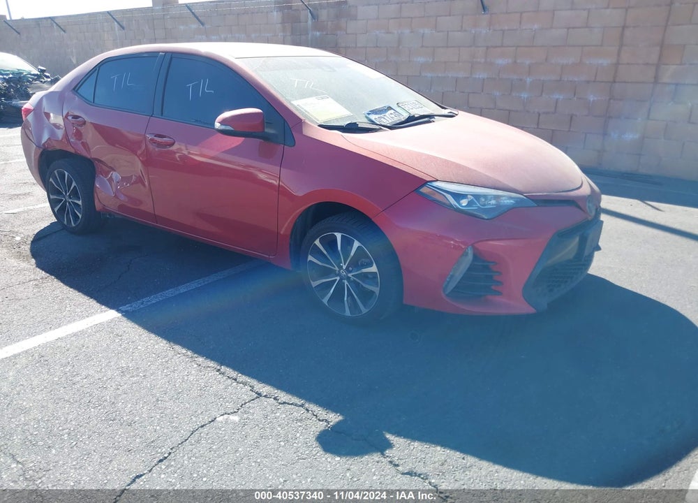 2018 TOYOTA COROLLA SE VIN: 5YFBURHE5JP829221