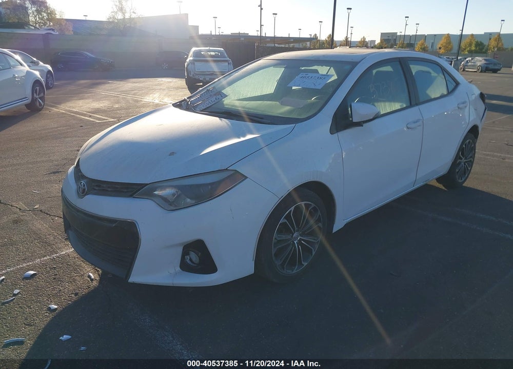 2016 TOYOTA COROLLA S PLUS VIN: 2T1BURHE8GC567817