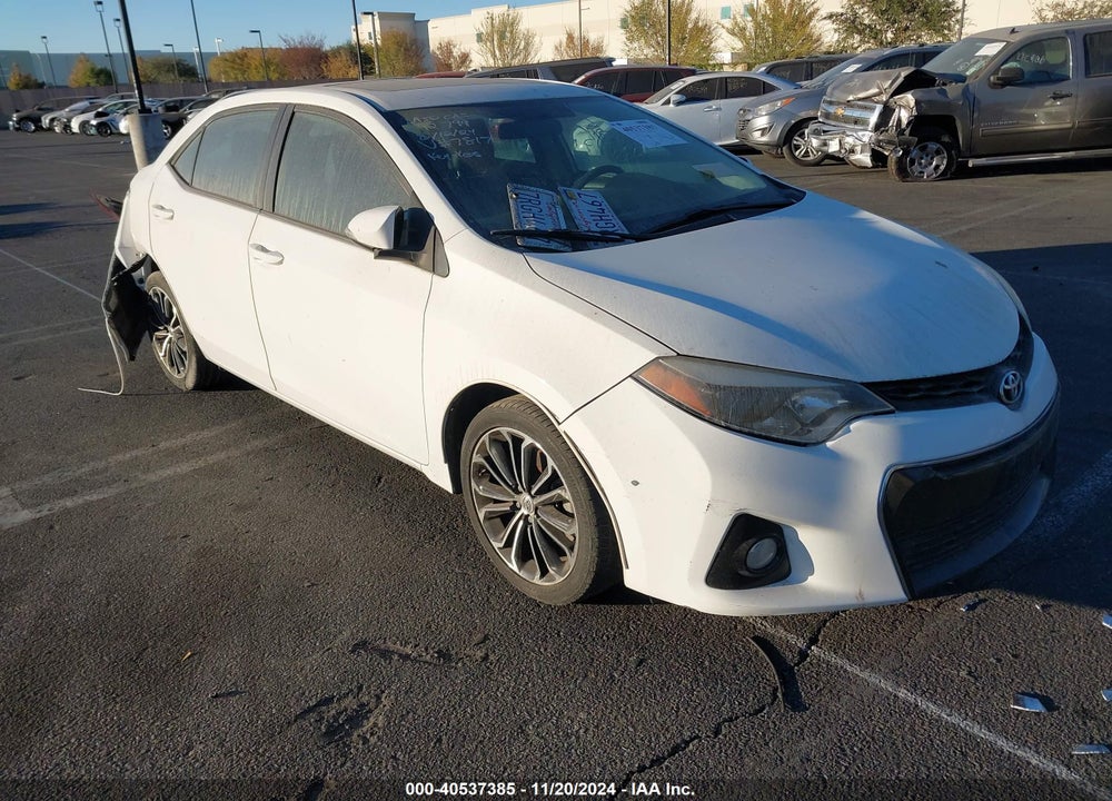 2016 TOYOTA COROLLA S PLUS VIN: 2T1BURHE8GC567817