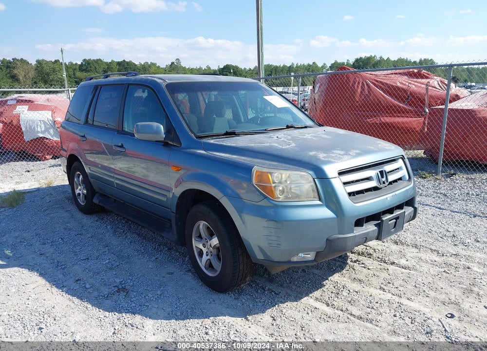 2007 HONDA PILOT EX VIN: 5FNYF28427B009685