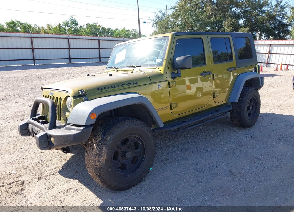 2008 JEEP WRANGLER UNLIMITED RUBICON VIN: 1J8GA69178L591408