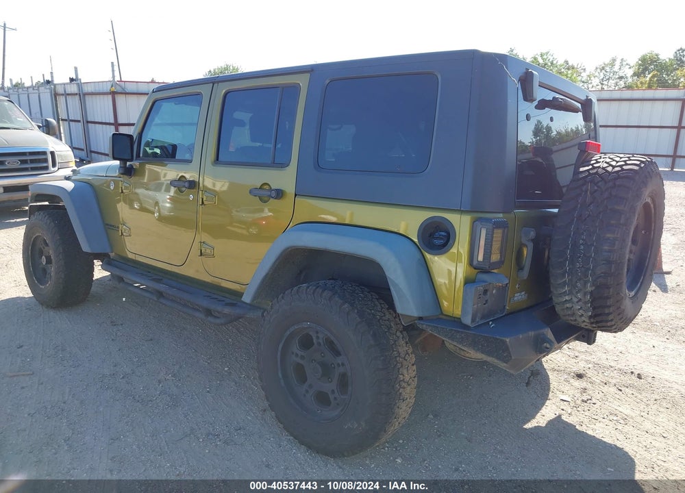 2008 JEEP WRANGLER UNLIMITED RUBICON VIN: 1J8GA69178L591408