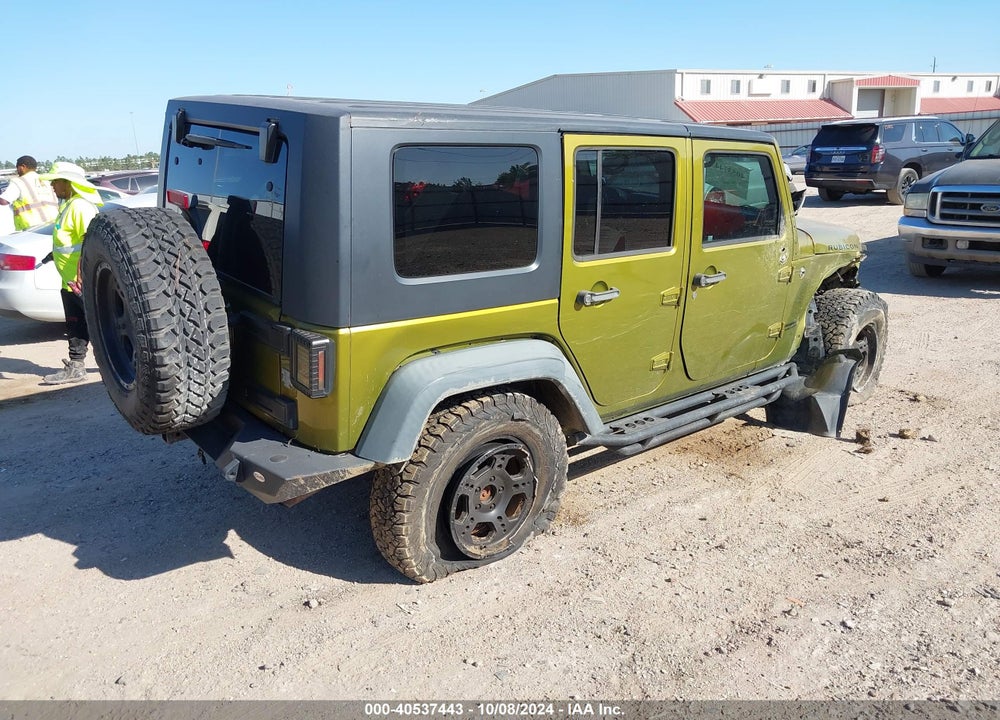 2008 JEEP WRANGLER UNLIMITED RUBICON VIN: 1J8GA69178L591408