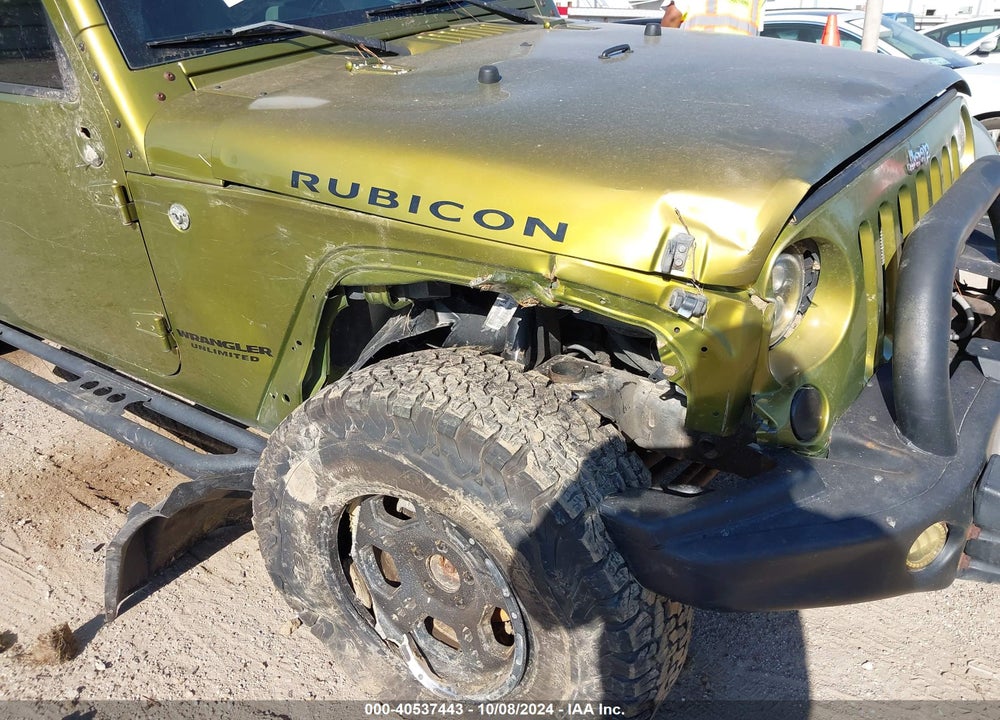 2008 JEEP WRANGLER UNLIMITED RUBICON VIN: 1J8GA69178L591408