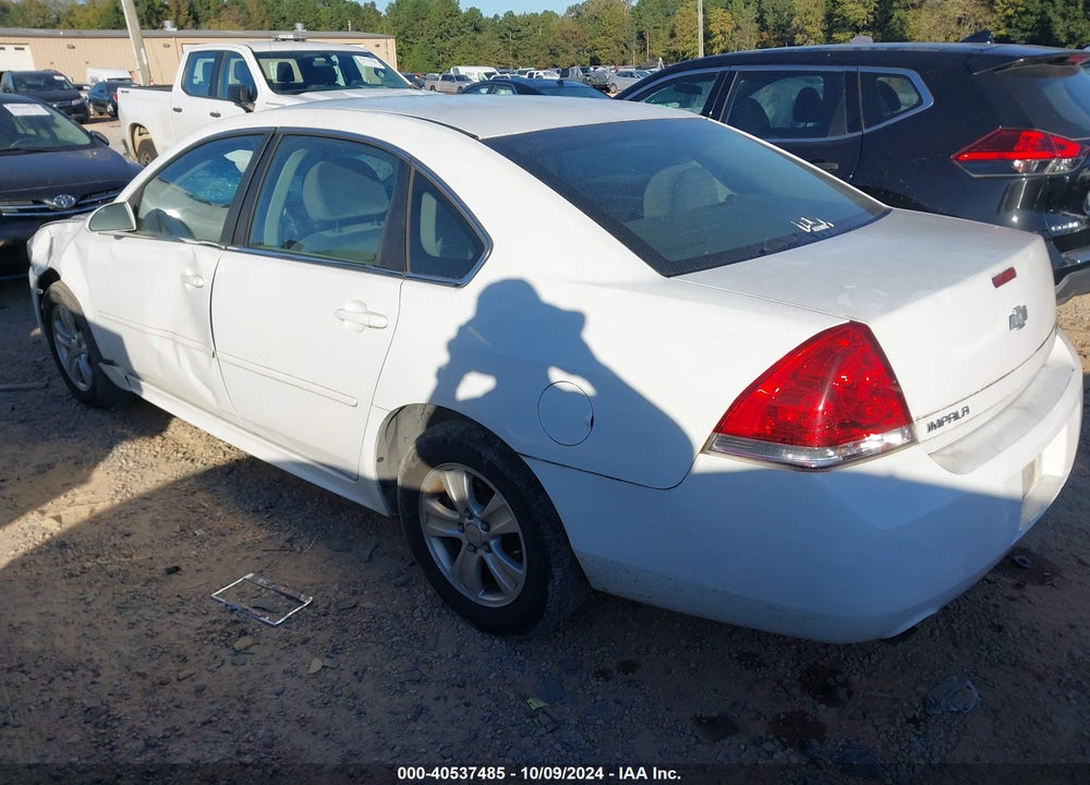 2013 CHEVROLET IMPALA LS VIN: 2G1WF5E37D1154863