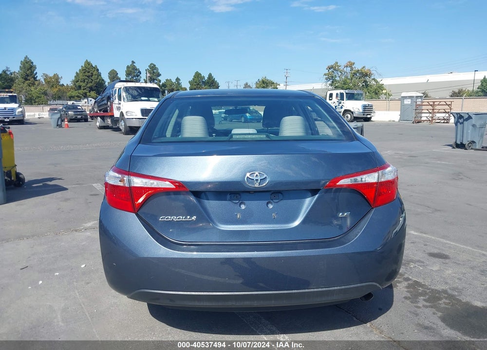2014 TOYOTA COROLLA LE VIN: 5YFBURHE5EP062685