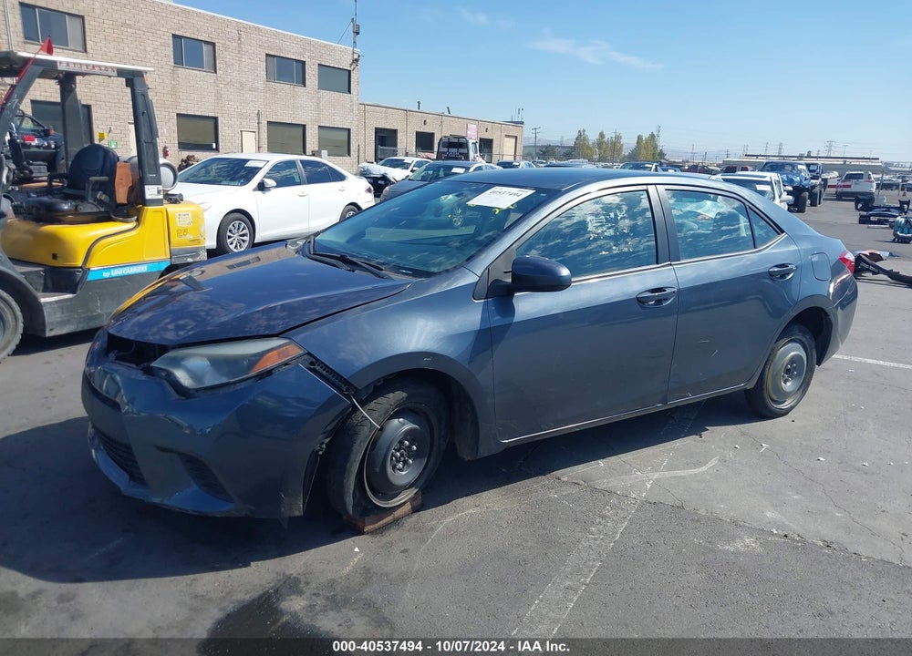 2014 TOYOTA COROLLA LE VIN: 5YFBURHE5EP062685