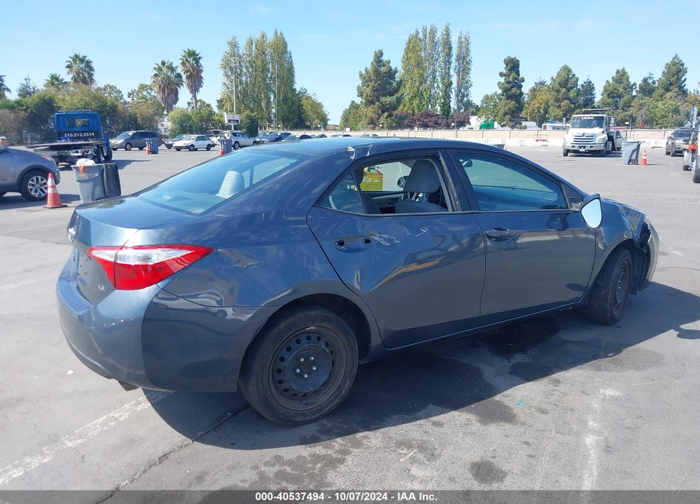 2014 TOYOTA COROLLA LE VIN: 5YFBURHE5EP062685