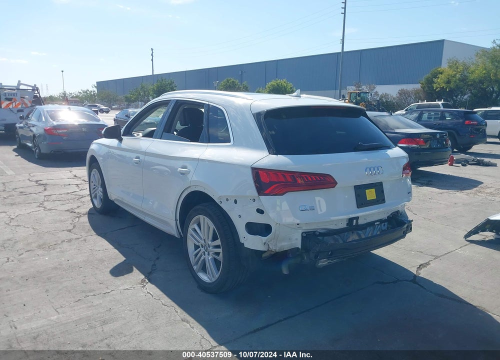 2019 AUDI Q5 45 PREMIUM VIN: WA1BNAFY7K2099365